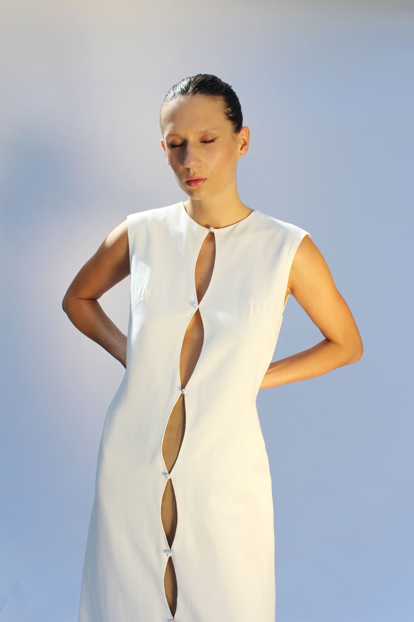Core Dress - White