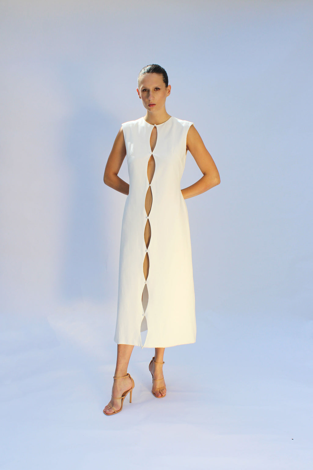 Core Dress - White