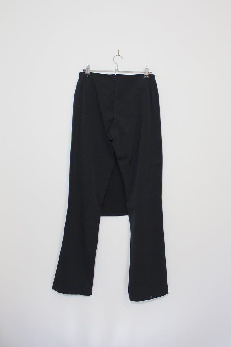 Black Longer Skort with Pockets